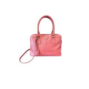 Prada Pink Leather Small Promenade Satchel